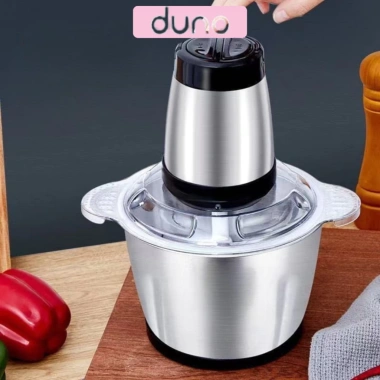 Máy Xay Thịt Inox 304 Chống Vỡ 2L - Động Cơ 250W, 4 Lưỡi Dao Kép, Giá chỉ 225.000 VND