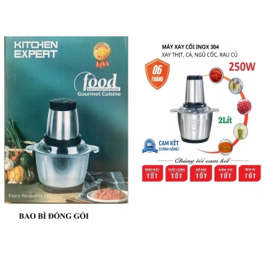 Máy xay thịt inox đa năng 2L - 4 lưỡi dao, bảo hành 12 tháng, giá chỉ 319.000₫ 9 Máy xay thịt inox đa năng 2L - 4 lưỡi dao, bảo hành 12 tháng, giá chỉ 319.000₫ 9