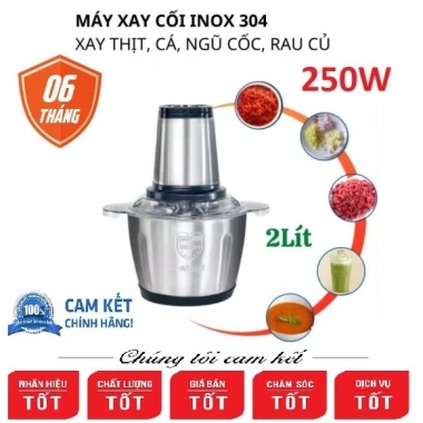 Máy Xay Thịt Inox Đa Năng 4 Lưỡi 250W - Cối Xay Giò Chả Giá Ưu Đãi 309.000đ 8 Máy Xay Thịt Inox Đa Năng 4 Lưỡi 250W - Cối Xay Giò Chả Giá Ưu Đãi 309.000đ 8