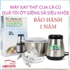 Máy Xay Thịt Inox Đa Năng 4 Lưỡi Cối Xay Giò Chả, Bảo Hành 1 Năm, Giá 305k