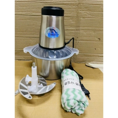 Máy Xay Thịt Inox Đa Năng 4 Lưỡi Cối Xay Giò Chả, Bảo Hành 1 Năm, Giá 305k