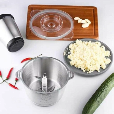 Máy Xay Thịt Inox Đa Năng 4 Lưỡi HDA DVN - Food Processor Siêu Khỏe Giá 315.000 7
