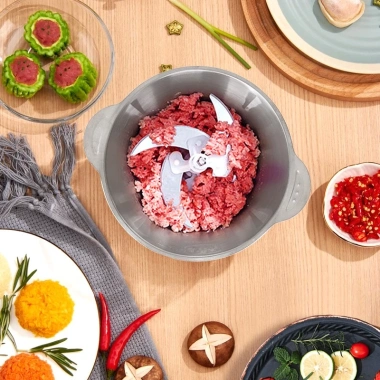 Máy Xay Thịt Inox Đa Năng 4 Lưỡi HDA - Food Processor Giá 200.000 VND 3 Máy Xay Thịt Inox Đa Năng 4 Lưỡi HDA - Food Processor Giá 200.000 VND 3