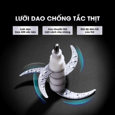 Máy Xay Thịt Kalite KM355 300W - 2 Cối Thủy Tinh Đa Năng, Chính Hãng, Giá 679.000₫ 4