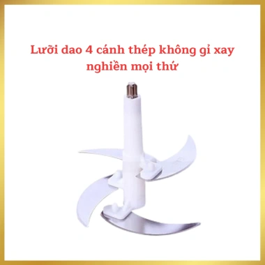 Máy xay thịt Kitchen Expert 2L inox 304 lưỡi dao 4 cánh, giảm còn 155.000₫ 2 Máy xay thịt Kitchen Expert 2L inox 304 lưỡi dao 4 cánh, giảm còn 155.000₫ 2