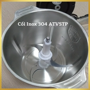 Máy xay thịt Kitchen Expert 2L inox 304 lưỡi dao 4 cánh, giảm còn 155.000₫