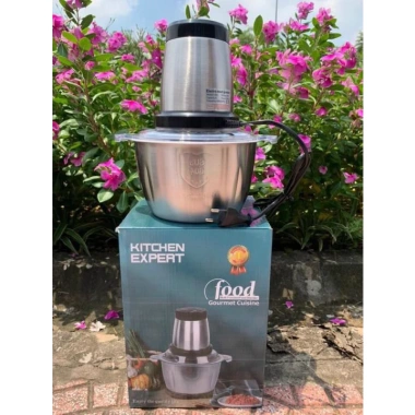Máy xay thịt Kitchen Expert 2L inox 304 lưỡi dao 4 cánh, giảm còn 155.000₫