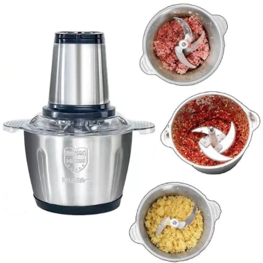 Máy xay thịt Kitchen Expert 2L inox 304 lưỡi dao 4 cánh, giảm còn 155.000₫