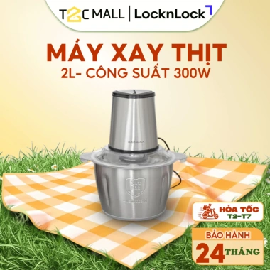 Máy Xay Thịt LocknLock 2L Lưỡi Dao Sắc 2 Cấp Độ Bạc Chính Hãng EJM172 972.400₫