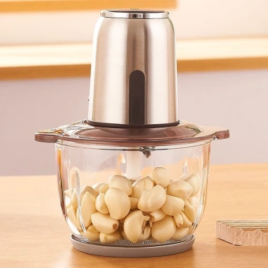 Máy xay thịt MEXI 300W cối thủy tinh 1.8L - Đa chức năng, giá ưu đãi 299.000 VND 4