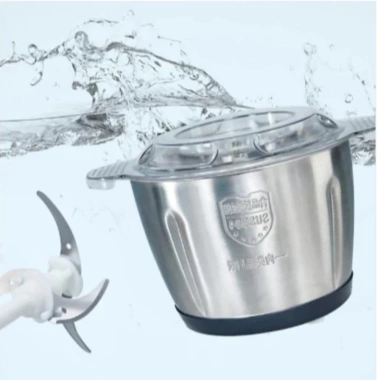 Máy xay thịt mini cầm tay Inox 304 4 lưỡi đa năng, 2.500W, giá chỉ 116.070₫