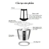 Máy xay thịt mini cầm tay Inox 304 4 lưỡi đa năng, 2.500W, giá chỉ 116.070₫ 4