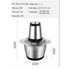 Máy xay thịt mini cầm tay Inox 304 4 lưỡi đa năng, 2.500W, giá chỉ 116.070₫ 6