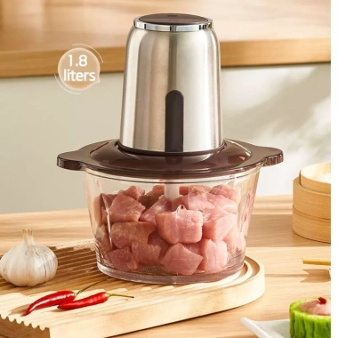 Máy Xay Thịt Misuma 300W đa năng 4 lưỡi dao, xay tỏi ớt, dung tích 1,8L - Giá chỉ 310.000₫ 2