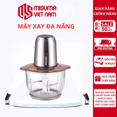 Máy Xay Thịt Misuma 300W đa năng 4 lưỡi dao, xay tỏi ớt, dung tích 1,8L - Giá chỉ 310.000₫ 10