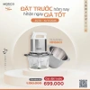 Máy xay thịt Morico MM5.001 500W 2 cối Thủy Tinh và Inox xay giò chuẩn giá chỉ 869.000đ