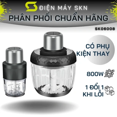 Máy xay thịt SOKANY SK-6.008 lưỡi dao xoắn ốc xay nhuyễn thực phẩm, rau củ quả - 558.000 VND