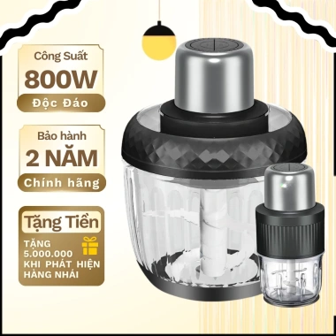 Máy xay thịt SOKANY SK6.008 - Lưỡi dao xoắn ốc xay nhuyễn, đa năng, chỉ 590.000₫