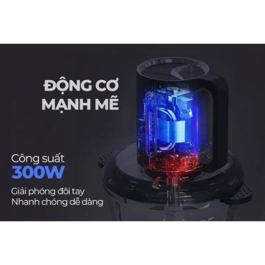 Máy xay thịt Sunhouse 1.8L 300W 3 tốc độ nhuyễn - 499.000đ (giá gốc 648.700đ) 9