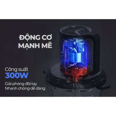 Máy xay thịt SUNHOUSE SHD5.403 - Công suất mạnh, dao thép không gỉ, giảm 399.000đ 4