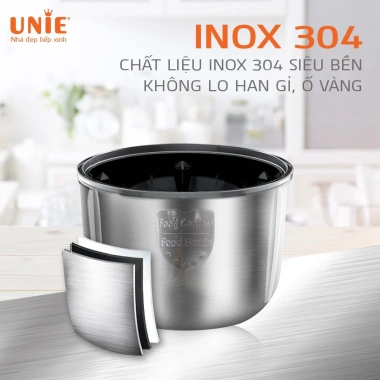 Máy xay thịt Unie UE226 2 cối inox 2.5L 300W - Bảo hành 1 năm - Giá 599.000 VND