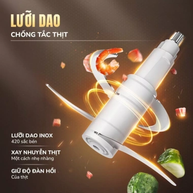 Máy Xay Thịt Unie UM366 2 Cối 400W - Chính Hãng, Giá chỉ 599.000, giảm 131.780 6