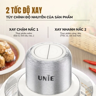 Máy xay thịt Unie UM366 400W 2 cối đa năng - hàng chính hãng, giảm giá 589k 6 Máy xay thịt Unie UM366 400W 2 cối đa năng - hàng chính hãng, giảm giá 589k 6