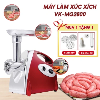 Máy Xay Thịt Venko VK-MG2.800 Công Nghiệp Tặng Bộ Nhồi Thịt + Khăn Lau Bếp Giá 945.000₫