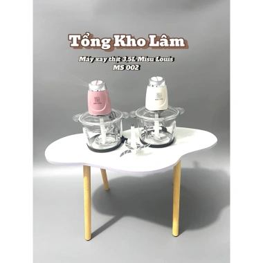 Máy xay thực phẩm Misu Louis 500W cối thủy tinh 3.5L - Tặng lưỡi dao, giảm giá 255k