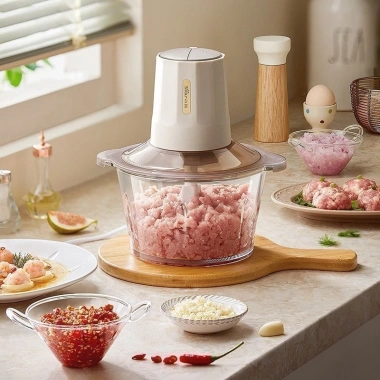 Máy Xay Thực Phẩm và Thịt 2L Bear QSJ-E03B2 - Hàng Chính Hãng, Giá chỉ 459.000₫ 5