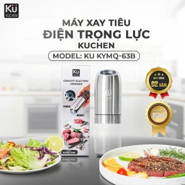 Máy xay tiêu muối tự động đa chế độ xay thô mịn, bảo hành 2 năm KU KYMQ-63B 472.500₫ 2