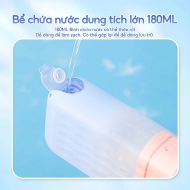 Máy xịt răng điện cầm tay mini, làm sạch miệng mạnh, sạc USB - Giá 162.000 VND 8 Máy xịt răng điện cầm tay mini, làm sạch miệng mạnh, sạc USB - Giá 162.000 VND 8