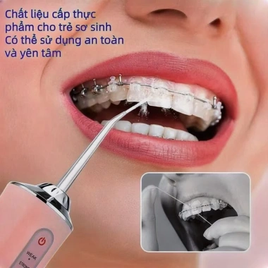 Máy xịt răng điện không dây 4 đầu phun chuyên dụng làm sạch sâu răng tại nhà 121.000₫ 4 Máy xịt răng điện không dây 4 đầu phun chuyên dụng làm sạch sâu răng tại nhà 121.000₫ 4