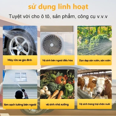 Máy xịt rửa xe cao áp SOARFLY cho ô tô - Áp lực cao, giá chỉ 859.000 3