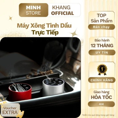 Máy Xông Tinh Dầu Cho Ô tô & Bàn Làm Việc, Tích Pin, Bảo Hành 12 Tháng, 369.000₫