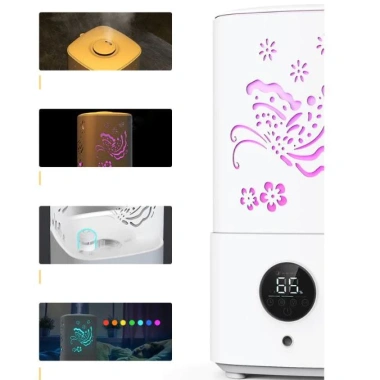 Máy xông tinh dầu Hồ Điệp - Đèn LED 7 màu, phun sương tạo ẩm, giá ưu đãi 399.000đ