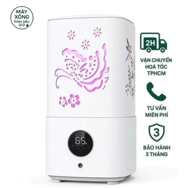 Máy xông tinh dầu Hồ Điệp - Đèn LED 7 màu, phun sương tạo ẩm, giá ưu đãi 399.000đ