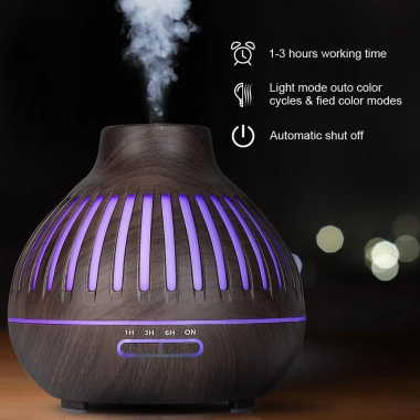 Máy xông tinh dầu Nga My 550ml Đèn lồng lưới Phun sương tạo ẩm, điều khiển, chỉ 289k 6
