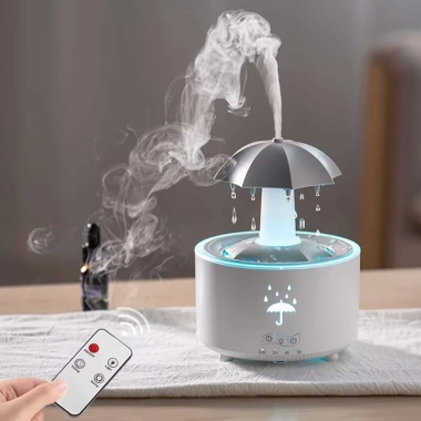 Máy Xông Tinh Dầu Ô Dù Xoay Hiệu Ứng Mưa Rơi - Thơm Ngon Cho Gia Đình, Giá 359.000₫