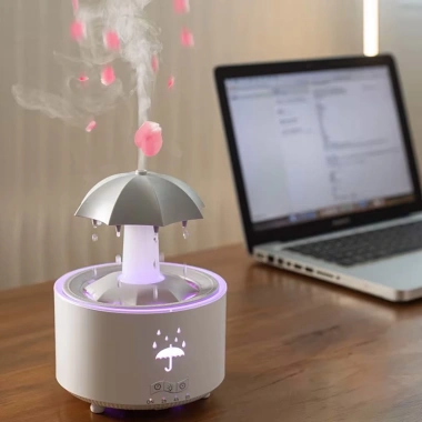 Máy Xông Tinh Dầu Ô Dù Xoay Hiệu Ứng Mưa Rơi - Thơm Ngon Cho Gia Đình, Giá 359.000₫
