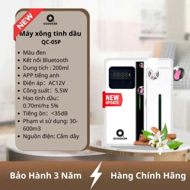 Máy xông tinh dầu QCOOKER AF05 công suất lớn 300m3 – Hỏa tốc, giá ưu đãi 700.000₫ 3 Máy xông tinh dầu QCOOKER AF05 công suất lớn 300m3 – Hỏa tốc, giá ưu đãi 700.000₫ 3