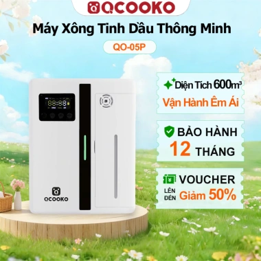 Máy Xông Tinh Dầu QCOOKER Cắm Điện Phun Sương Tĩnh Tiết Kiệm Dầu 789.999 VND