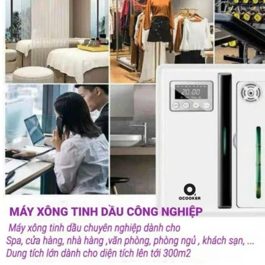 Máy Xông Tinh Dầu QCOOKER Cắm Điện Phun Sương Tĩnh Tiết Kiệm Dầu 789.999 VND