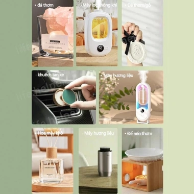 Máy xông tinh dầu tự động 260ml Chất lỏng bổ sung cho bình sịt thơm phòng chai lớn giá ưu đãi 37.400đ