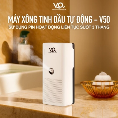 Máy Xông Tinh Dầu VO2 Aroma Diffuser V50 Tự Động Dùng Pin - Giảm Giá Đến 22%