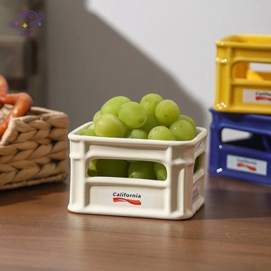 Maysuper 2.025 Bát ăn nhẹ gốm sáng tạo phòng khách, phù hợp cafe, trái cây, bắp rang, khoai tây chiên - ưu đãi 175k VN