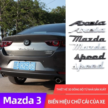 Mazda 3 2.020-2.026 Thích hợp 20-26 Thế hệ - Nhãn xe trước & sau, 211.962 VND