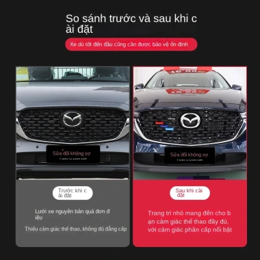 Mazda CX5 2.023 Lưới Ba Màu Dây Trang Trí Miếng Dán Sửa Đổi Trước Giá 156k 2