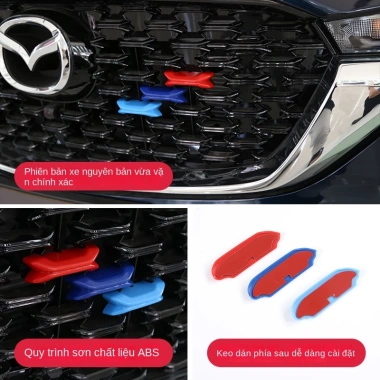 Mazda CX5 2.023 Lưới Ba Màu Dây Trang Trí Miếng Dán Sửa Đổi Trước Giá 156k 4