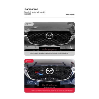 Mazda CX5 2.023 Lưới Ba Màu Dây Trang Trí Miếng Dán Sửa Đổi Trước Giá 156k 6